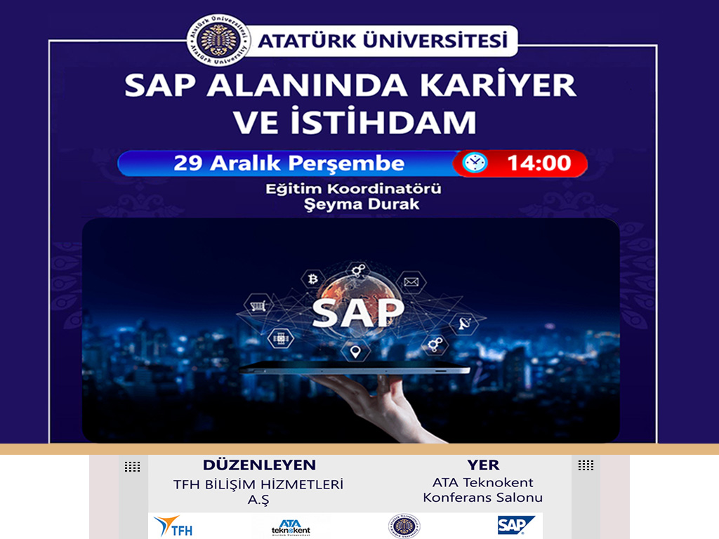 SAP ALANINDA KARİYER VE İSTİHDAM KONFERANSI